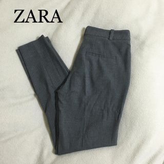 ザラ(ZARA)のザラ ほぼ未使用 センタープレス パンツ(クロップドパンツ)