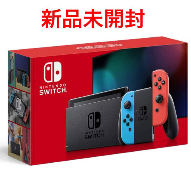 新品 Nintendo Switch 本体 新モデル ネオン ネオンブルー任天堂