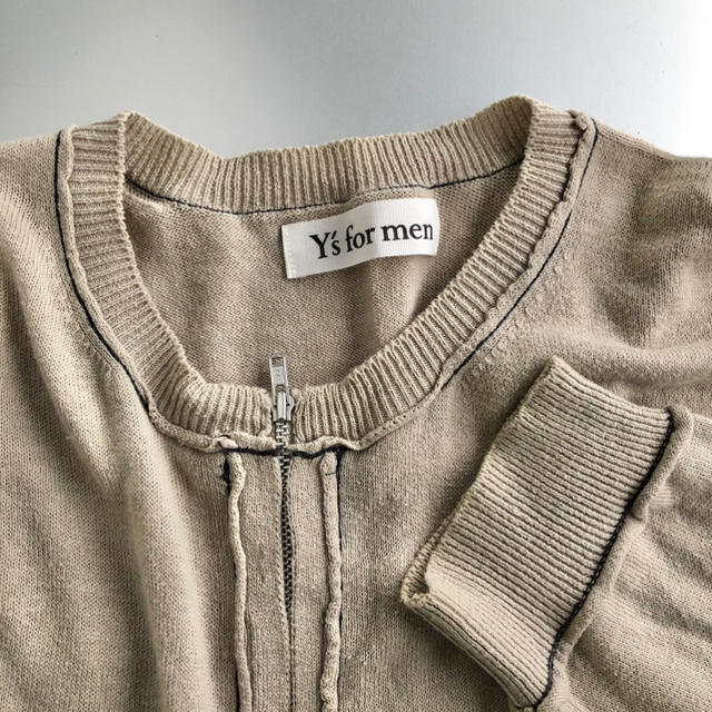 Y's(ワイズ)のY’s for men ジップアップ　サマーカーディガン メンズのトップス(カーディガン)の商品写真