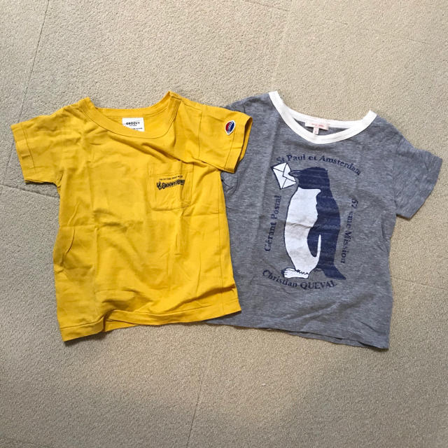 Groovy Colors(グルービーカラーズ)のTシャツ 100 2枚組 キッズ/ベビー/マタニティのキッズ服男の子用(90cm~)(Tシャツ/カットソー)の商品写真