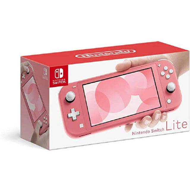 Nintendo Switch(ニンテンドースイッチ)のNintendo Switch Lite コーラル エンタメ/ホビーのゲームソフト/ゲーム機本体(携帯用ゲーム機本体)の商品写真