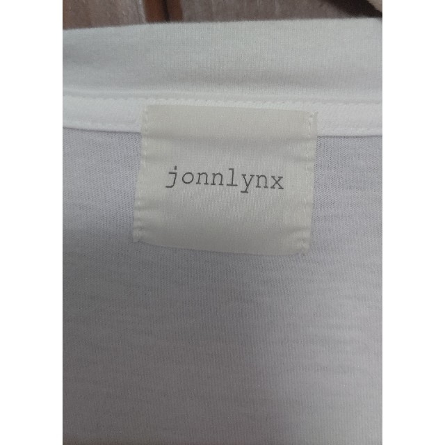 jonnlynx(ジョンリンクス)のジョンリンクス 変形カットソー ホワイト レディースのトップス(カットソー(半袖/袖なし))の商品写真