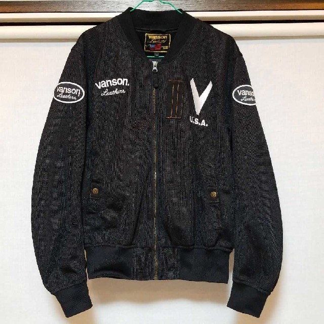 VANSON(バンソン)のVANSON バンソン MA-1タイプ メッシュジャケット メンズのジャケット/アウター(ライダースジャケット)の商品写真