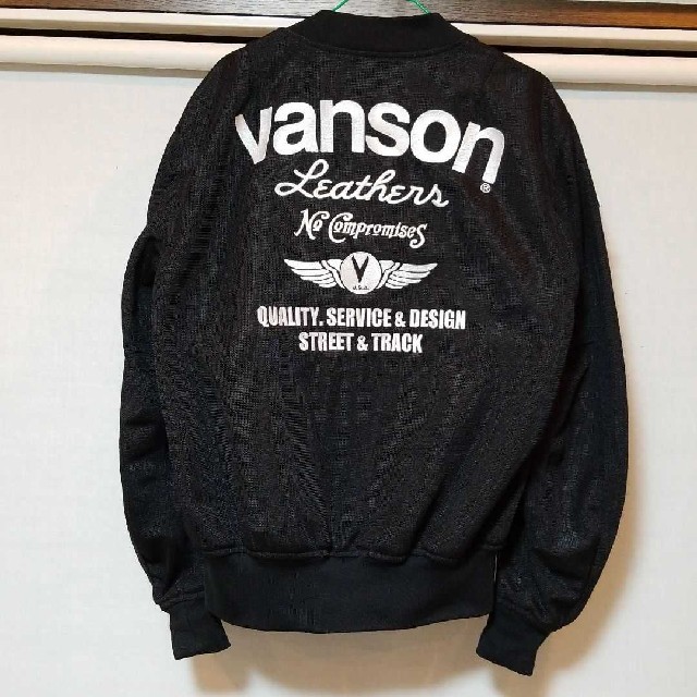 VANSON(バンソン)のVANSON バンソン MA-1タイプ メッシュジャケット メンズのジャケット/アウター(ライダースジャケット)の商品写真