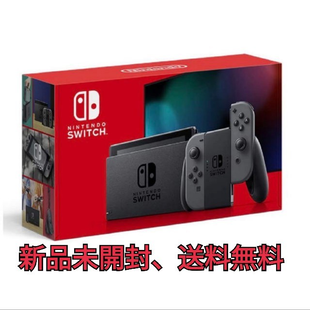 新品未使用）Nintendo Switch グレー 本体 送料無料 新型