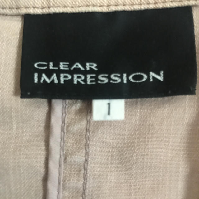 CLEAR IMPRESSION(クリアインプレッション)のクリア インプレッション 春夏ジャケット　1 レディースのジャケット/アウター(テーラードジャケット)の商品写真