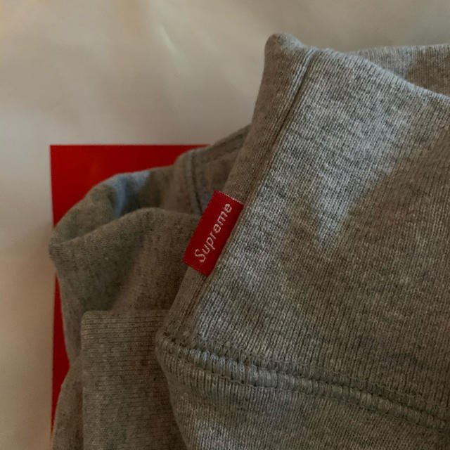 supreme boxlogo hooeie Ssize gray