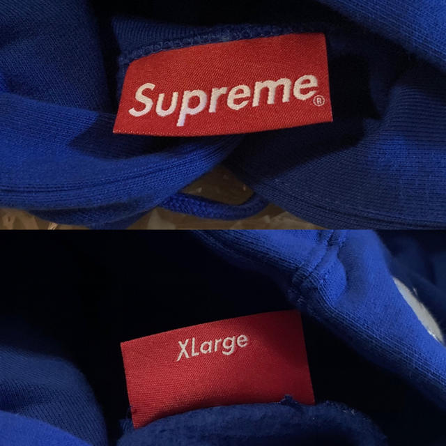 Supreme(シュプリーム)のsupreme mirrored logo hoodie XLsize  メンズのトップス(パーカー)の商品写真