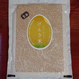 農家自家米・無農薬・有機栽培・コシヒカリ（玄米）(米/穀物)