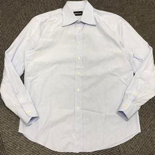 エンポリオアルマーニ(Emporio Armani)の正規品　エンポリオアルマーニ　ワイシャツ　43 17 長袖　シャツ　ストライプ(シャツ)
