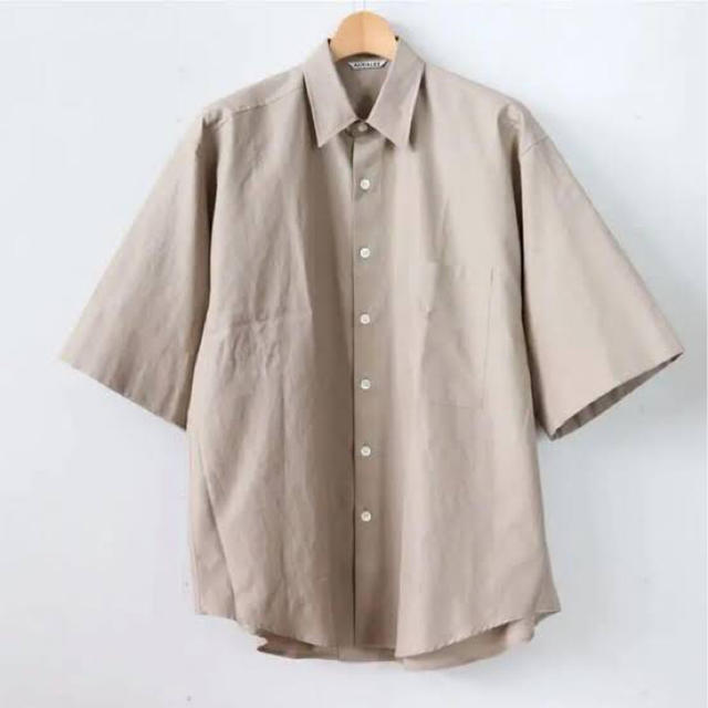 1LDK SELECT(ワンエルディーケーセレクト)のAURALEE ビッグシルエット半袖シャツ　サイズ3 メンズのトップス(シャツ)の商品写真