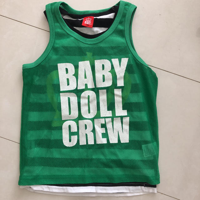 BABYDOLL(ベビードール)のBABYDOLL二枚セットメッシュタンク　140 キッズ/ベビー/マタニティのキッズ服男の子用(90cm~)(Tシャツ/カットソー)の商品写真