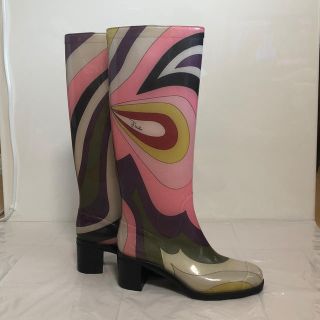 エミリオプッチ(EMILIO PUCCI)のEMILIOPUCCI   エミリオプッチ  レインブーツ  35(レインブーツ/長靴)