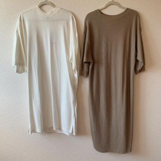 ユニクロ(UNIQLO)のワンピース(ひざ丈ワンピース)