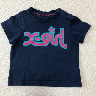 エックスガール(X-girl)のX girl  80cm  tシャツ(Ｔシャツ)