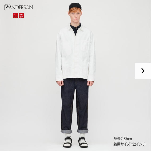 J.W.ANDERSON(ジェイダブリューアンダーソン)の専用　UNIQLO JWANDERSON デニム ワイドフィットジーンズ メンズのパンツ(デニム/ジーンズ)の商品写真