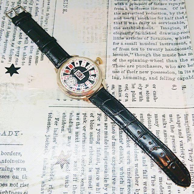 OMEGA(オメガ)の★トランプ文字盤!【オメガ/手巻き】OMEGA 懐中時計 1900年 腕時計 メンズの時計(腕時計(アナログ))の商品写真