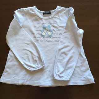 ポンポネット(pom ponette)の女児　kids used 長袖Tシャツ  水色　(Tシャツ/カットソー)