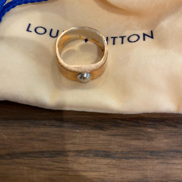 LOUIS VUITTON(ルイヴィトン)のルイヴィトンナノグラムリングピンクゴールド レディースのアクセサリー(リング(指輪))の商品写真