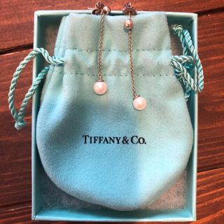 ティファニー(Tiffany & Co.)の【美品】Tiffany ティファニー ドロップピアス パール(ピアス)