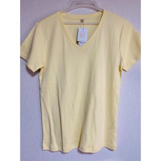 ユニクロ(UNIQLO)の【ユニクロ】エクストラファインコットン半袖Tシャツ♪サックス＆淡黄(Tシャツ(半袖/袖なし))