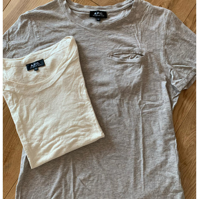 A.P.C(アーペーセー)のA.P.C Tシャツ２枚セット レディースのトップス(Tシャツ(半袖/袖なし))の商品写真