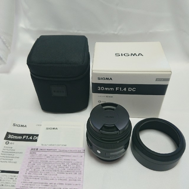 公式通販激安店舗 SIGMA シグマ 30mm F1.4 DC HSM Art ニコン用 単焦点 スマホ/家電/カメラ