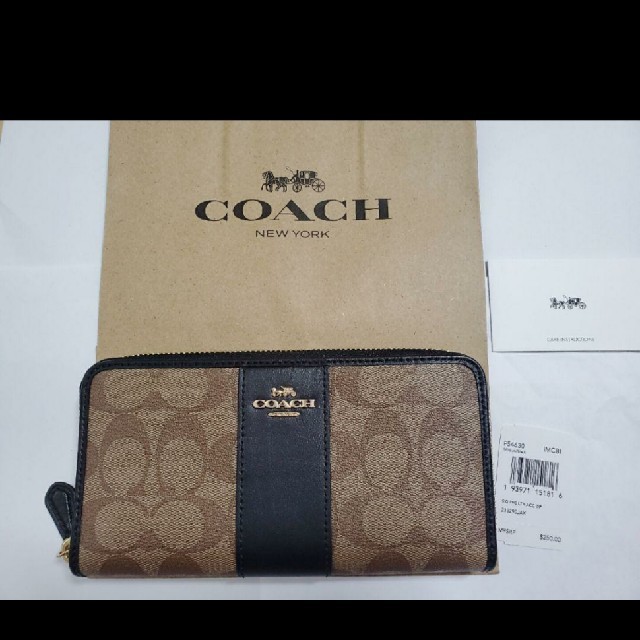 【定番デザイン】COACH コーチ 長財布 コーチ財布 シグネチャー★