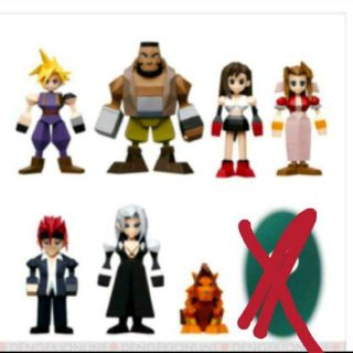 スクウェアエニックス(SQUARE ENIX)の【7体コンプ】FF7 一番くじG賞フィギュア(ゲームキャラクター)