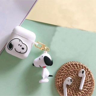 スヌーピー(SNOOPY)のAirPods ケース　カバー　スヌーピー  SNOOPY(ヘッドフォン/イヤフォン)