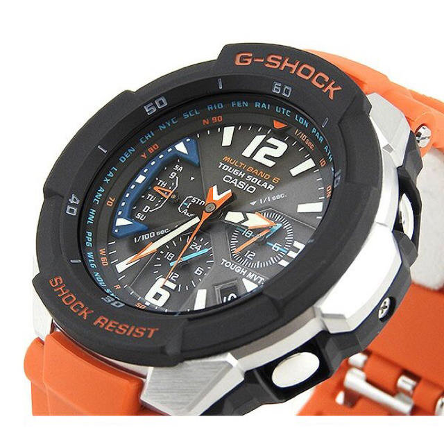 新品未使用品 カシオ CASIO スカイコックピット 電波ソーラー ジー
