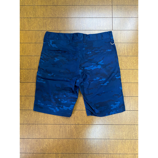 uniform experiment(ユニフォームエクスペリメント)のUE CAMOUFLAGE SHORT PANT NAVY サイズ1 メンズのパンツ(ショートパンツ)の商品写真