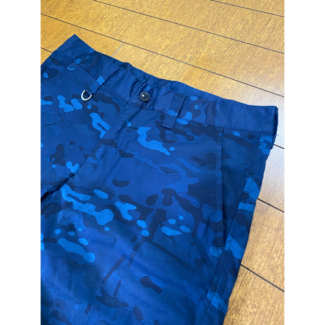 uniform experiment(ユニフォームエクスペリメント)のUE CAMOUFLAGE SHORT PANT NAVY サイズ1 メンズのパンツ(ショートパンツ)の商品写真