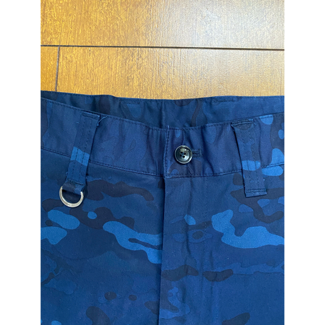 uniform experiment(ユニフォームエクスペリメント)のUE CAMOUFLAGE SHORT PANT NAVY サイズ1 メンズのパンツ(ショートパンツ)の商品写真