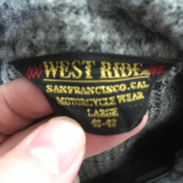 WESTRIDE(ウエストライド)のwest ride ウエストライド　ウールシャツ　サイズ　40〜42 メンズのトップス(シャツ)の商品写真