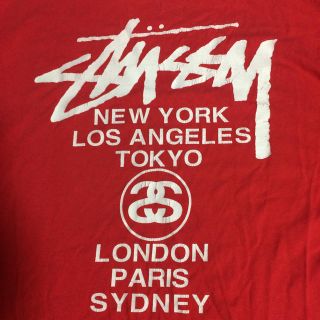 ステューシー(STUSSY)のstussy tシャツ(Tシャツ(半袖/袖なし))