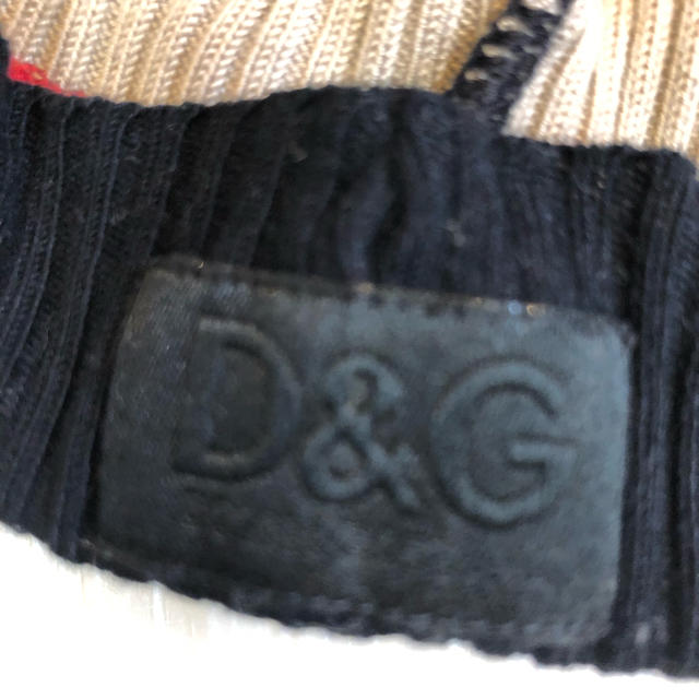 D&G(ディーアンドジー)のD&G ニット帽 ニットキャップ メンズの帽子(ニット帽/ビーニー)の商品写真