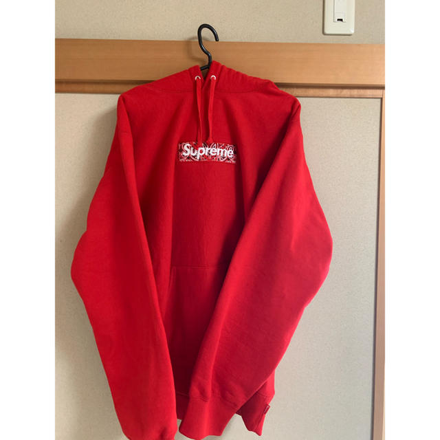 オープニング 大放出セール box bandana supreme - Supreme logo RED
