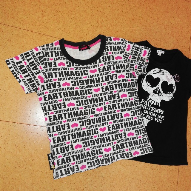 EARTHMAGIC(アースマジック)のEARTHMAJIC Tシャツ 110センチ キッズ/ベビー/マタニティのキッズ服女の子用(90cm~)(Tシャツ/カットソー)の商品写真