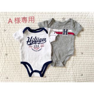 トミーヒルフィガー(TOMMY HILFIGER)の【baby】TOMMY HILFIGER ロンパース 2枚セット(ロンパース)