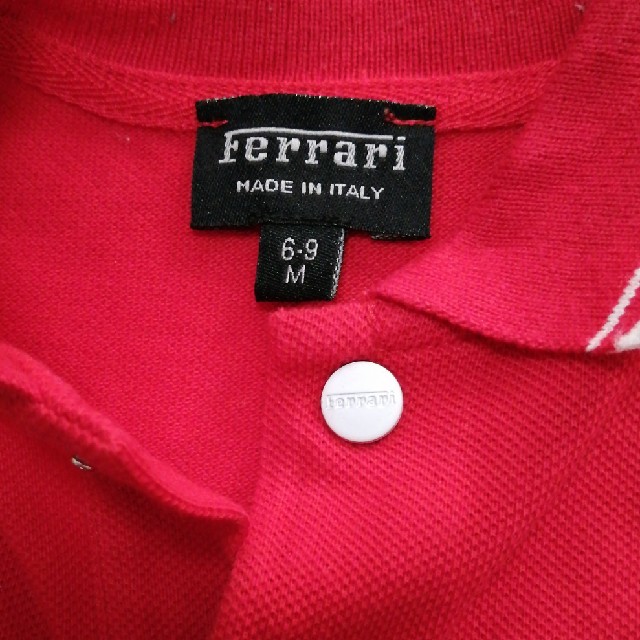 Ferrari(フェラーリ)のFerrari　ポロシャツ60〜70　値下げしました❗ キッズ/ベビー/マタニティのベビー服(~85cm)(シャツ/カットソー)の商品写真