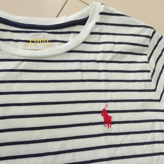 POLO RALPH LAUREN(ポロラルフローレン)のラルフローレン♡Tシャツ♡半袖♡150♡美品♡ボーダー♡ キッズ/ベビー/マタニティのキッズ服女の子用(90cm~)(Tシャツ/カットソー)の商品写真