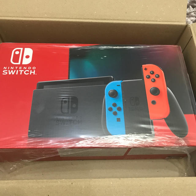 ゲームソフトゲーム機本体新品未開封　新型　Nintendo Switch ネオンブルー