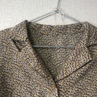 ロキエ(Lochie)のflower open collar shirt(シャツ/ブラウス(長袖/七分))