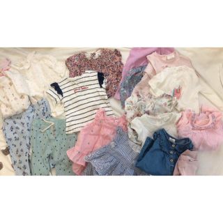 ザラ(ZARA)のZARA♡gap♡next♡H&M♡UNIQLO 女の子70まとめ売り(ロンパース)