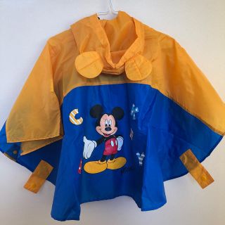 ディズニー(Disney)のミッキーマウス　ポンチョ　100センチ(その他)