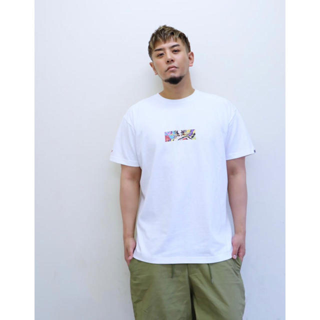 LIMITED ONEPIECE×SAPEur Box Tシャツ ホワイト