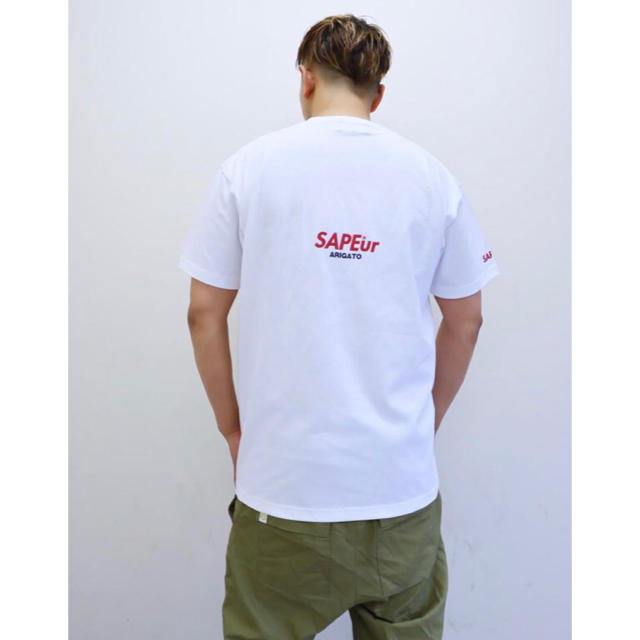 LIMITED ONEPIECE×SAPEur Box Tシャツ ホワイト  メンズのトップス(Tシャツ/カットソー(半袖/袖なし))の商品写真