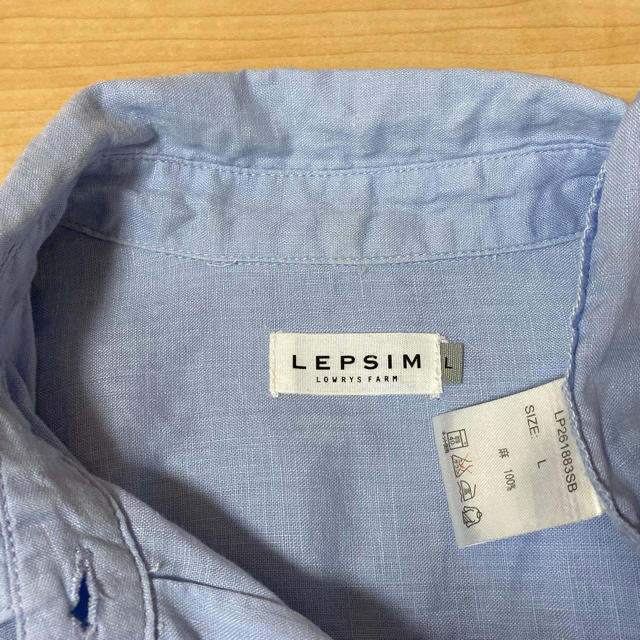 LEPSIM(レプシィム)のレプシム リネンシャツ レディースのトップス(シャツ/ブラウス(長袖/七分))の商品写真