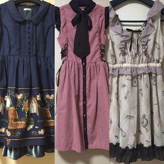 アクシーズファム(axes femme)の♡axesワンピ３点セット特別価格♡(ひざ丈ワンピース)